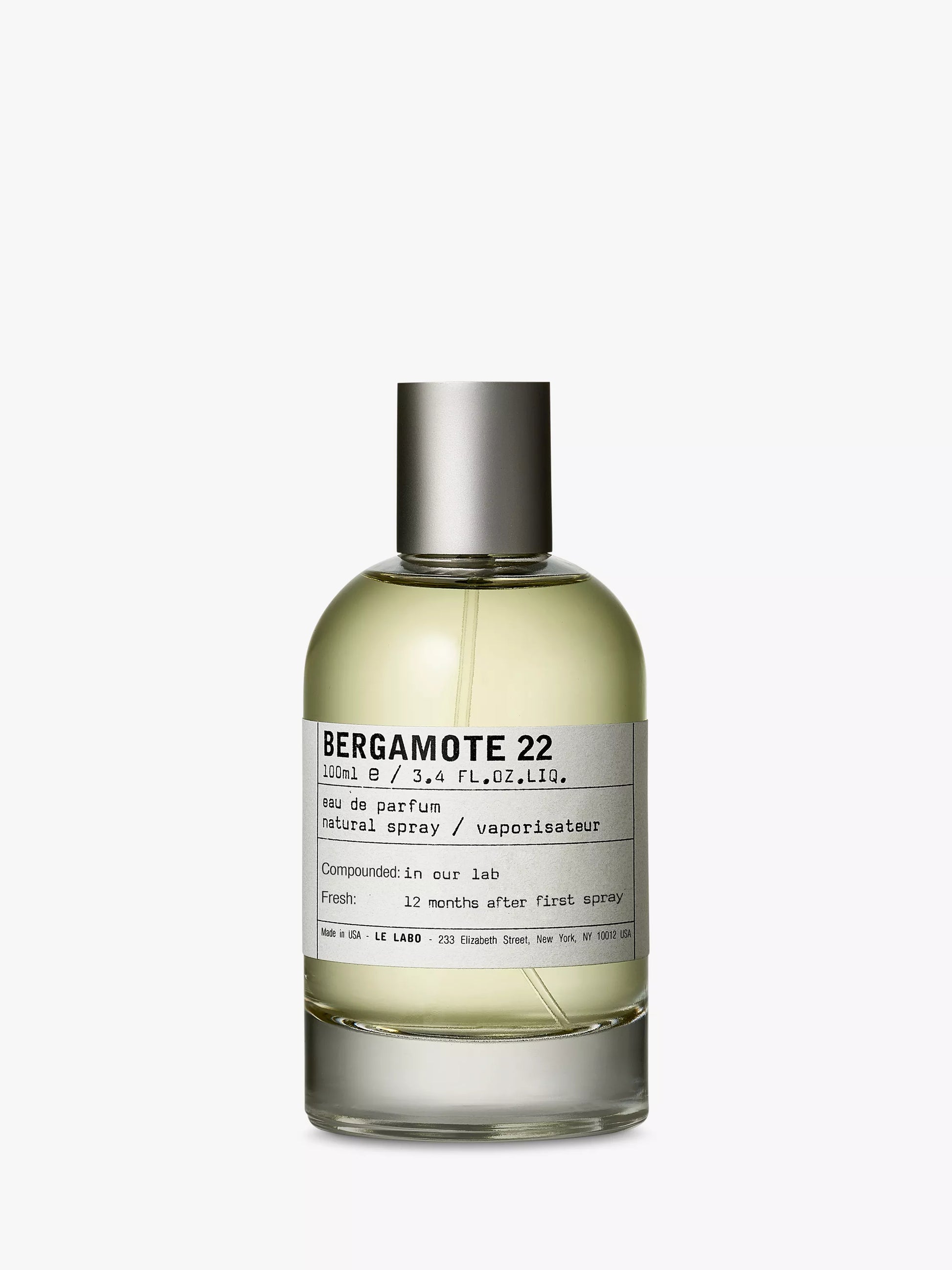 Le Labo Bergamote 22 Eau De Parfum fragrance product image